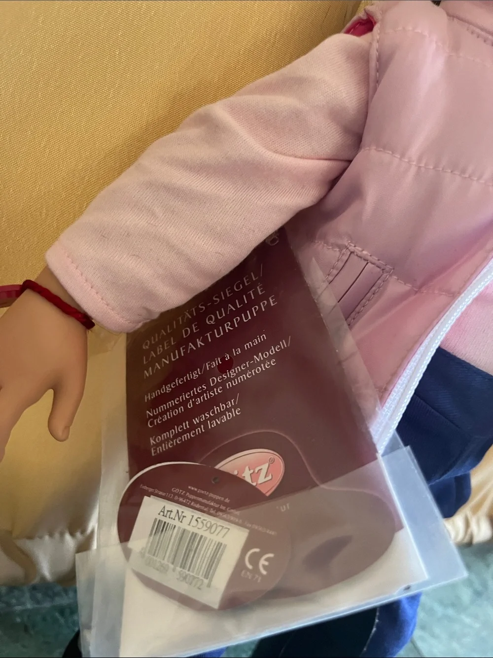 Interactive Kids Doll in Pink Jacket, Navy Pants and Black Boots